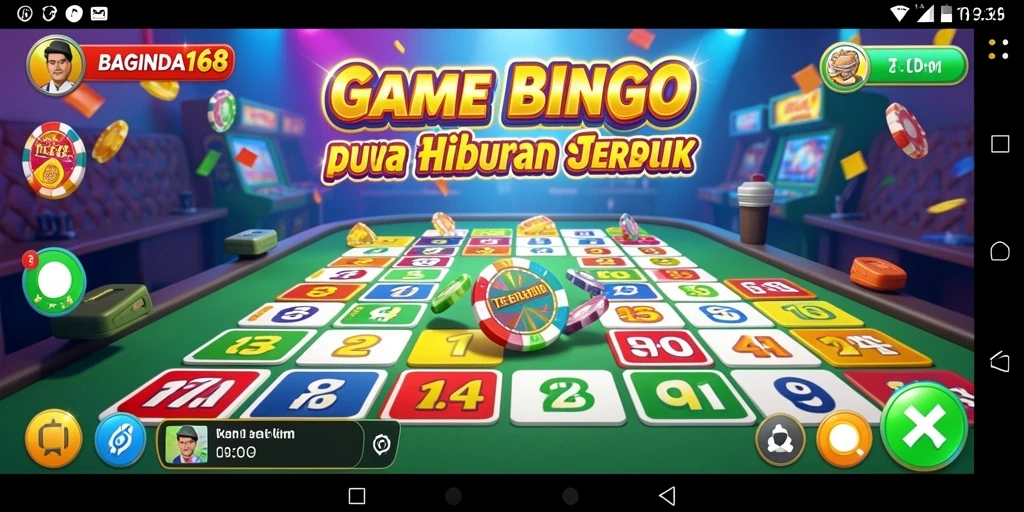 Tampilan permainan Bingo yang seru dan menarik di BAGINDA168.