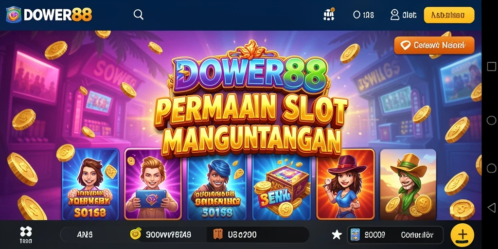 Screenshot DOWER88 menampilkan gameplay Slot yang menarik.
