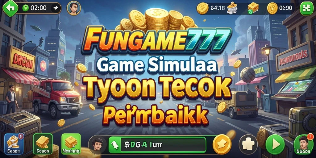 Tampilan menarik dari gameplay Tycoon FUNGAME777