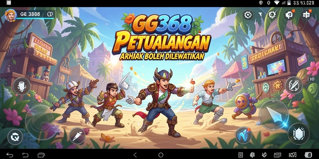 Screenshot gameplay GG368 yang penuh aksi dan tantangan.