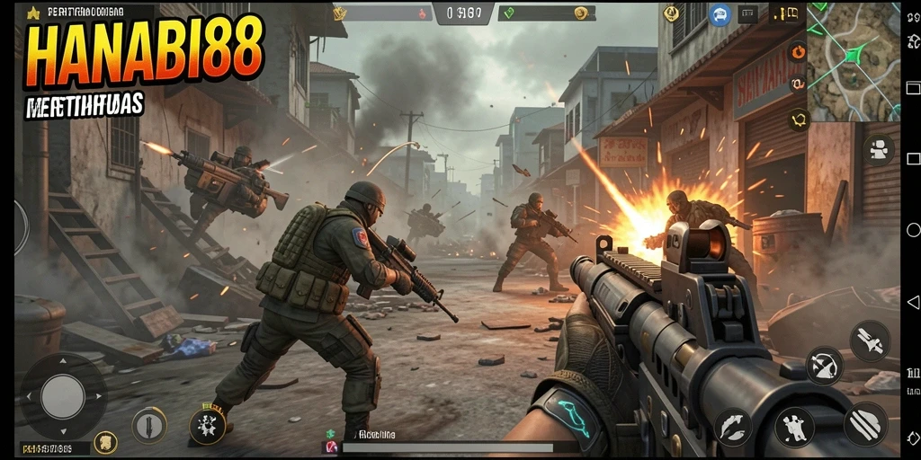 Tampilan seru gameplay TPS HANABI88 dengan aksi yang mendebarkan.