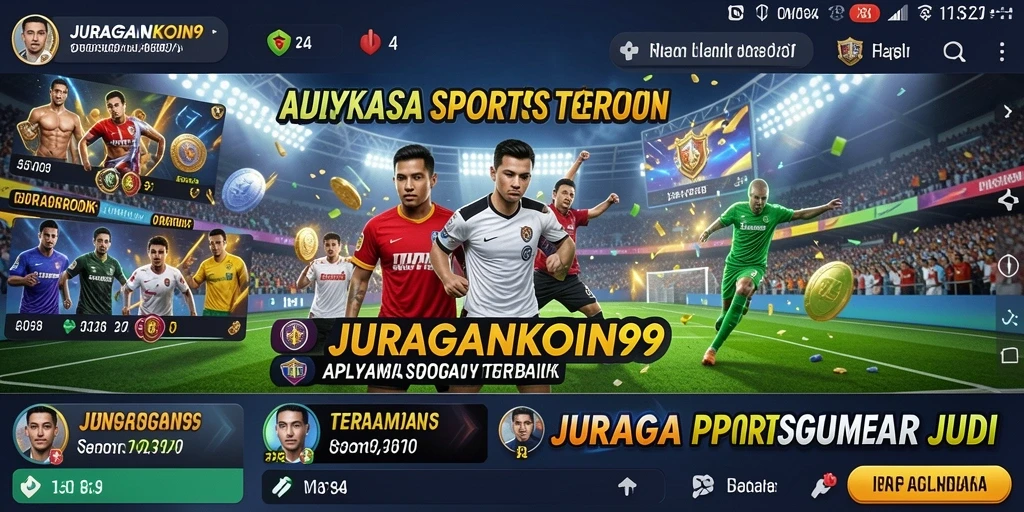 Tampilan gameplay taruhan olahraga yang menarik di JURAGANKOIN99.