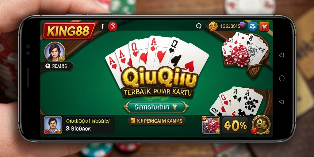 Tampilan gameplay QiuQiu yang menarik dan interaktif.