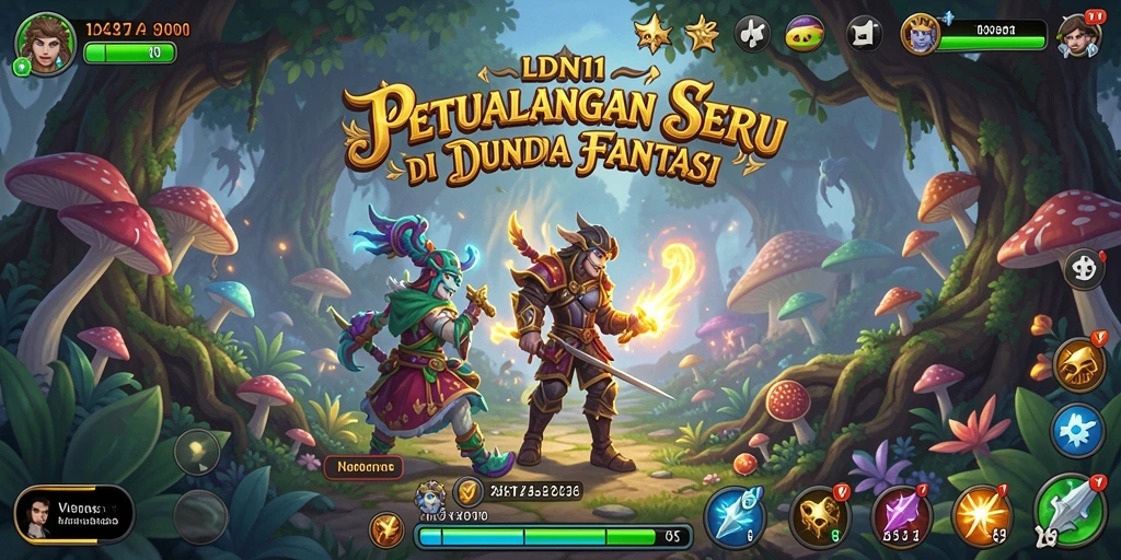 Tampilan gameplay LDN11 dengan aksi petualangan yang seru.