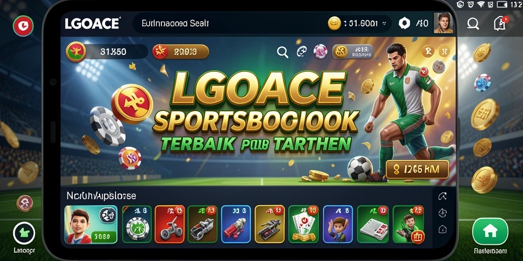Tampilan gameplay taruhan olahraga yang menarik di LGOACE.