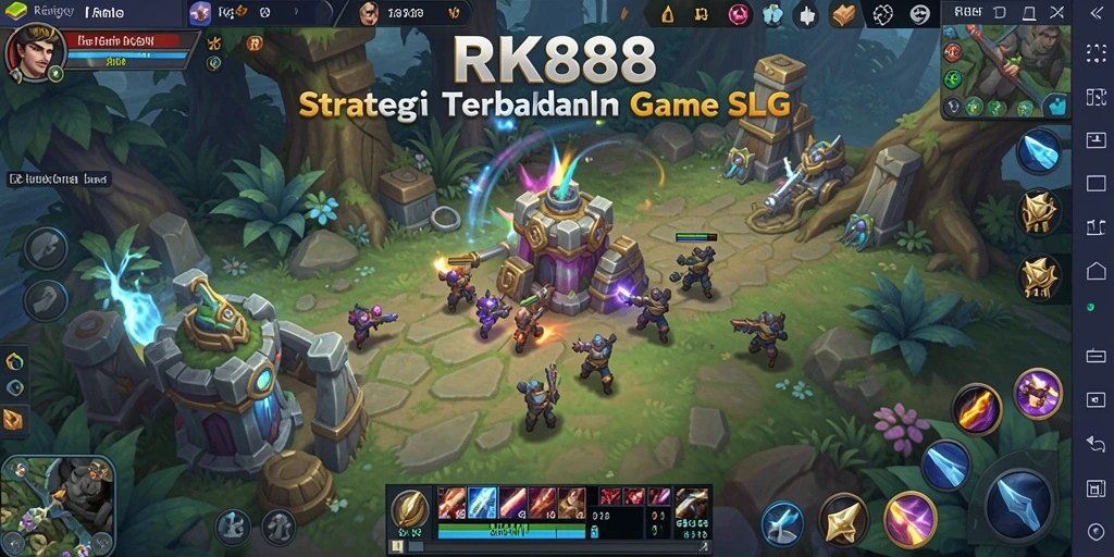 Screenshot RK88 menampilkan pertempuran seru antar pemain dalam permainan strategi.