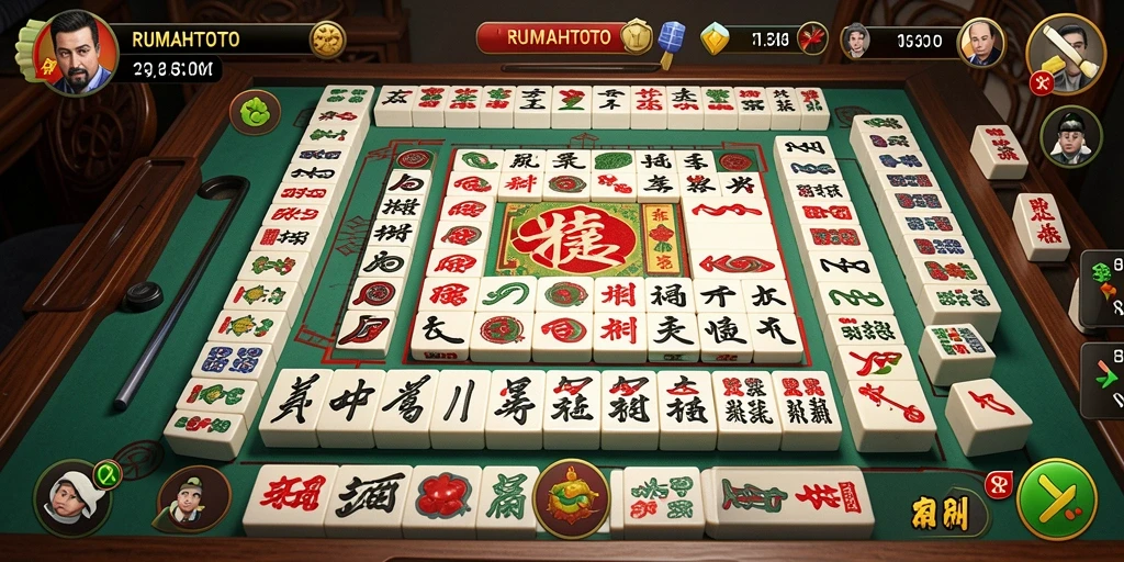 Tampilan gameplay menarik dari RUMAHTOTO yang penuh warna.
