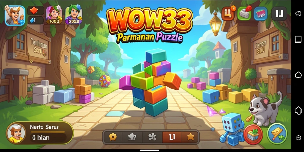 Tampilan gameplay WOW33 yang seru dan menantang.