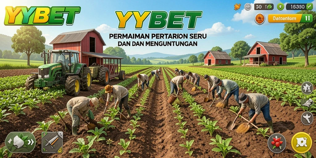 Tampilan gameplay YYBET yang memukau dalam pertanian.